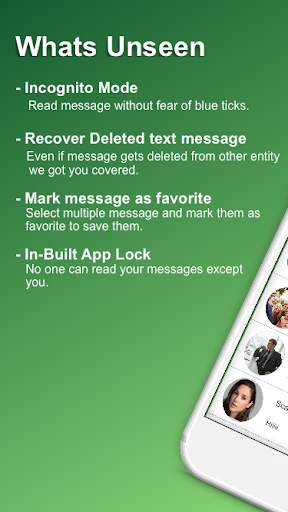 Whats Unseen: Status saver and recover delete text स्क्रीनशॉट 1