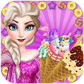 Ice Queen Making Ice Cream-Cooking Game icon