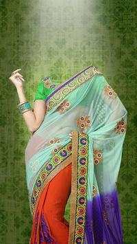 Woman Saree Photo Montage screenshot 1