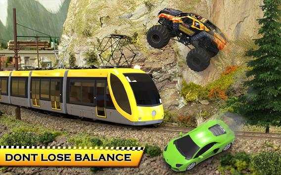 Real Train vs Car Racing 2018 - Autofahren Spiele screenshot 12