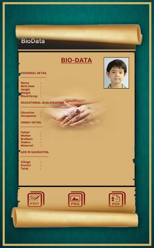 Bio Data Maker screenshot 2
