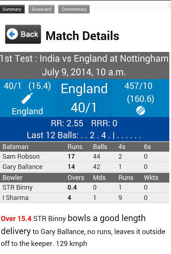 CricGully- Mobile Live Cricket Score screenshot 2
