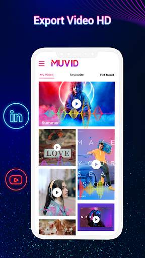 Muvid - Music Video Maker screenshot 5
