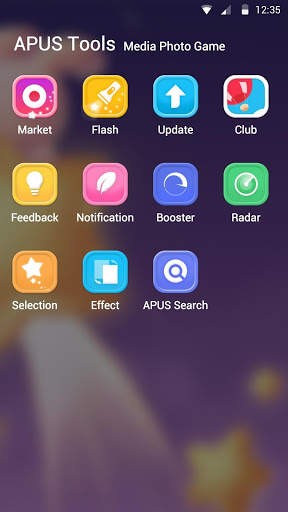 Cartoon Kawaii Pink Rabbit APUS Launcher theme screenshot 3