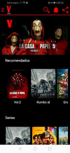 V Video APP screenshot 1
