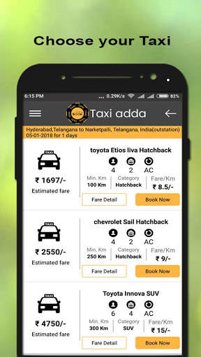TAXI ADDA: Taxi Services in Towns & Cities screenshot 2