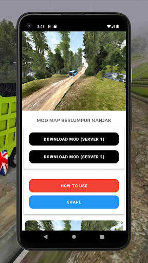 Mod Map Offroad Bussid screenshot 4