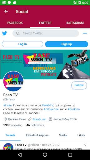 FASO TV screenshot 5