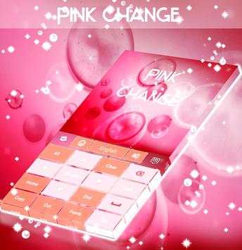 Pink Change Keyboard Theme screenshot 5