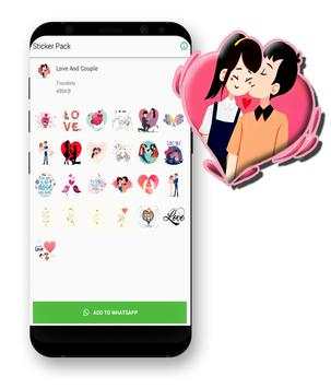Love And Couple Stickers - WAStickerApps screenshot 1