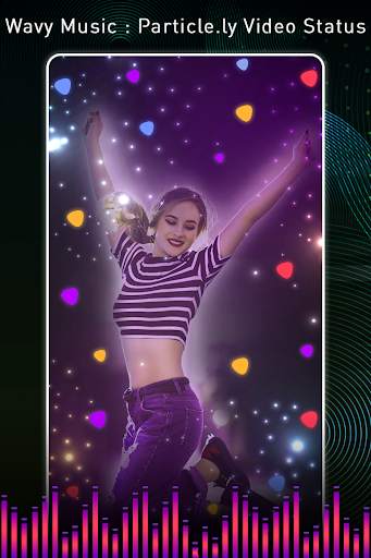 Wavy Music - Beats Particle Video Status For Reels screenshot 1