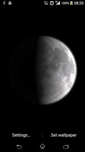Moon Live Wallpaper screenshot 1
