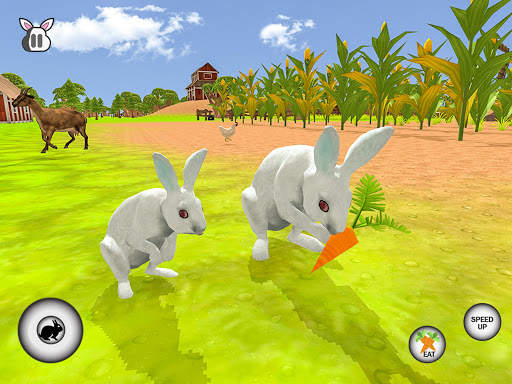 wild pet rabbit animal sims -forest predator craft screenshot 8
