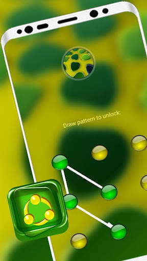 3D Green Gemstone Theme screenshot 4
