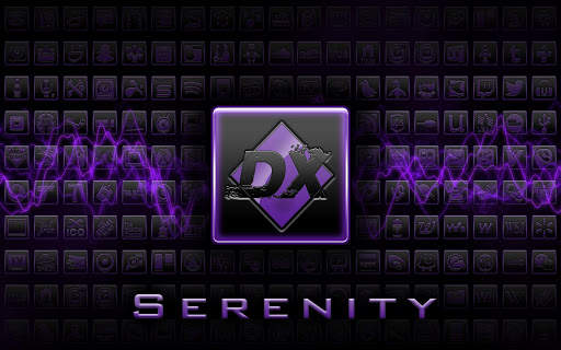 Serenity Launcher Theme Purple screenshot 17