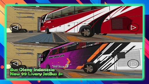 Bus Oleng Indonesia - New 99 Livery JetBus 3  screenshot 3