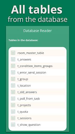 Database reader screenshot 3