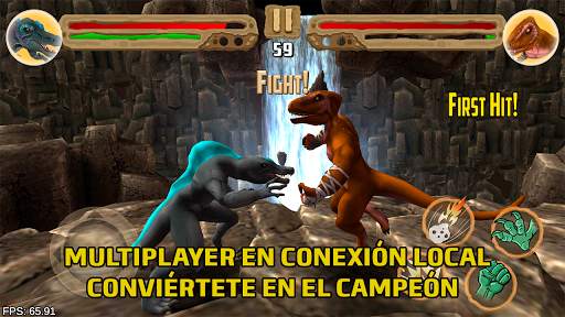 Peleas de dinosaurios - Juego de lucha gratis 2021 screenshot 3