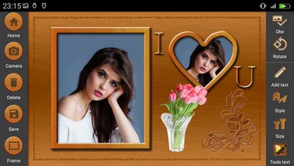 Bingakai Foto Kayu  - Romantic Love Frame screenshot 3