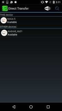 Direct Transfer | Wifi Direct screenshot 1