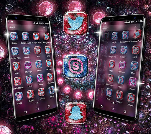 Neon Spiral Circle Launcher screenshot 4