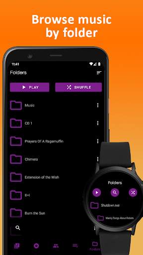 NavMusic - Wear OS Offline Music Media Nav Music screenshot 5