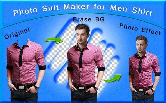 Photo Suit Maker for Men Shirt screenshot 3