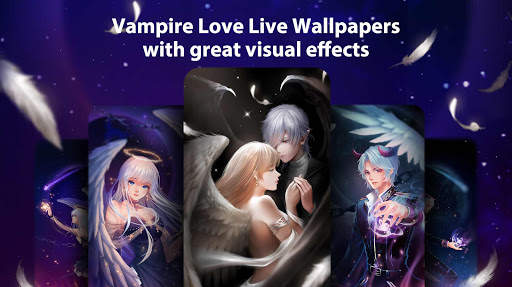 Vampire Love Live Wallpaper & Launcher Themes screenshot 1
