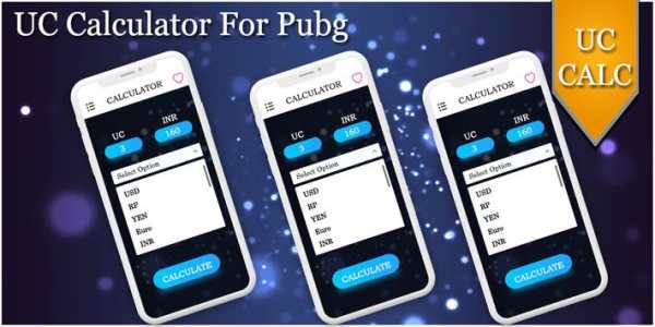UC Calculator for PUBG 3 تصوير الشاشة