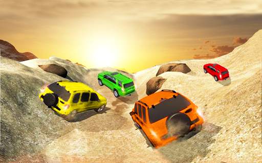 Offroad Desert Prado Game 4x4 Jeep Rally simulator screenshot 5