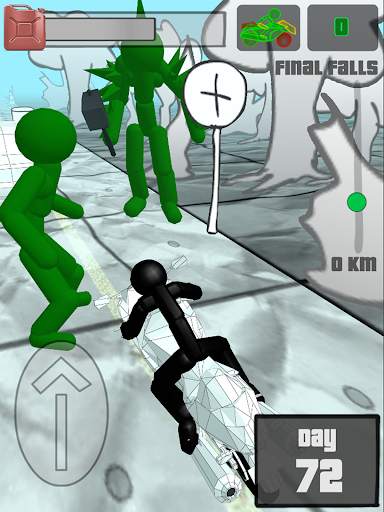 Stickman Zombie: Motorcycle Ra screenshot 23