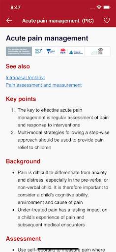 Clinical Guidelines screenshot 4