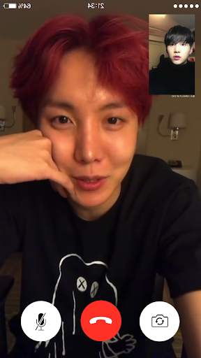 Call Simulator BTS - idol bts fake caller screenshot 1