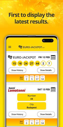 Eurojackpot Results screenshot 1