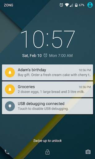 Sticky Notifications - Lock Screen Reminders screenshot 3