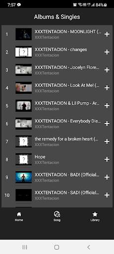 XXXTentacion song collection screenshot 5