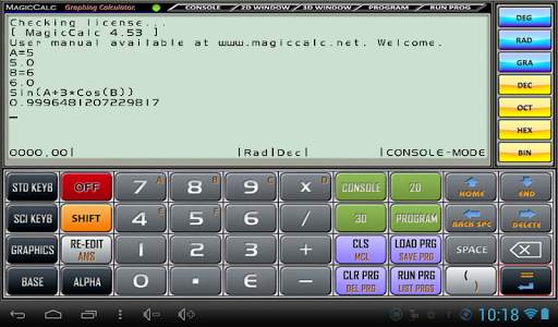 MagicCalc Lite, Graphing Calc screenshot 4