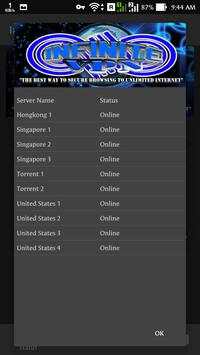 Infinite VPN screenshot 4