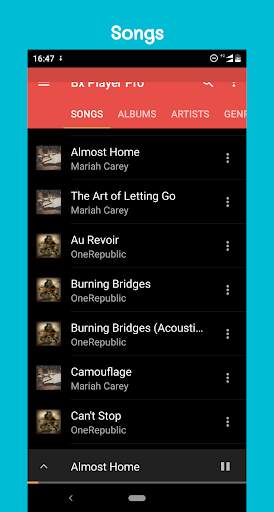 BX Music Player - Tag Editor&Lyrics screenshot 2