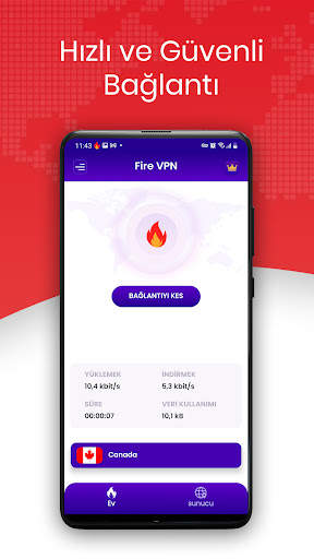 Fire VPN - Vpn Proxy Browser screenshot 1