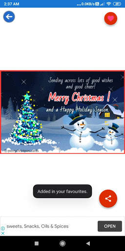 Merry Christmas:Greetings, GIF, Quote, Photoframes screenshot 6