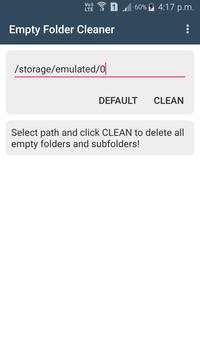 Empty Folder Cleaner screenshot 1