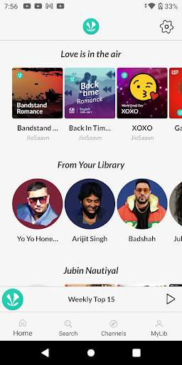 JioSaavn screenshot 1