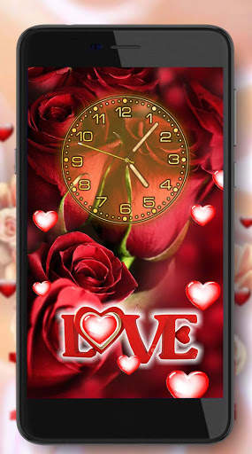 Love Roses Clock screenshot 3