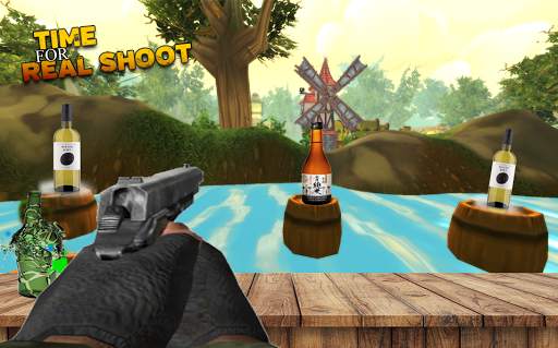 Real 3D Bottle Shoot: Free Bottle Shoot Game screenshot 2