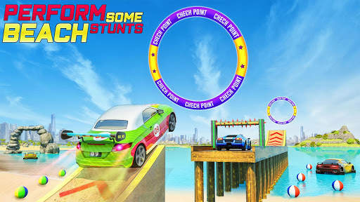 Water Car Surfer Racing: New car games 2020 screenshot 3