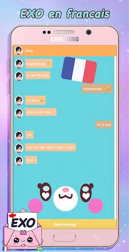Exo Messenger! Chat Simulator screenshot 2