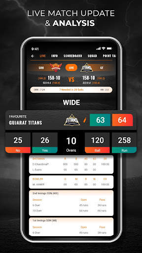 Falcon Cricket Live Line screenshot 2