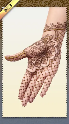 Simple Mehndi Design Image screenshot 5