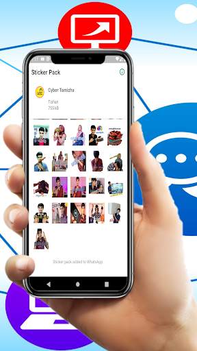 Cyber Tamizha - WhatsApp Stickers screenshot 2